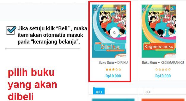 gambar cara beli buku k-13 tahun 2016/2017