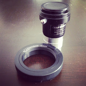 Celestron Universal T-Adapter and canon eos t-ring
