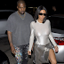 Photos: Kim K puts her nipples on display in a skintight bodysuit as she steps out on date with Kanye West