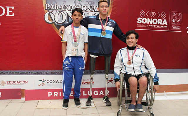 Paratletas yucatecos siguen conquistando medallas en Hermosillo