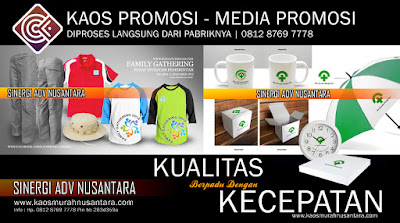 kaos promosi murah