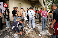 destrozos en la universidad central enfrentamiento 07 11 2007