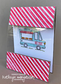 Stampin' Up! Tasty Trucks, Window Card, Sale-A-Bration created by Kathryn Mangelsdorf