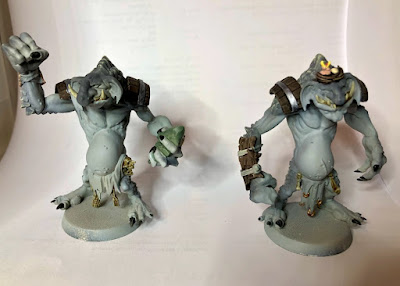 Blood Bowl Trolls Conversion WIP Paintjob