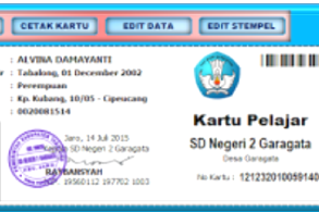 Aplikasi Kartu Pelajar Master Data Gratus Full Versi Excel