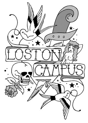 This is a Sailor Jerry tattoo inspired tee shirt design I created for Lost 