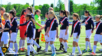 Finale Regio Rijnmond Cup 2015 voor vrouwen tussen SVS en Berkel