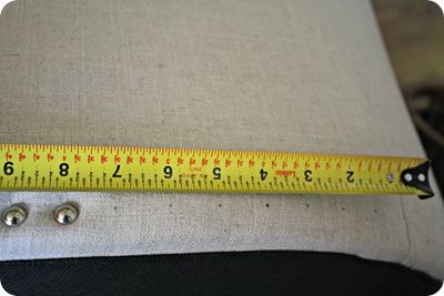adding nailhead trim to furniture