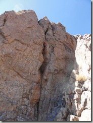 Saliendo de la sección cueva, diamente