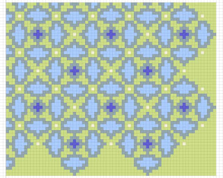 flower free cross stitch pattern