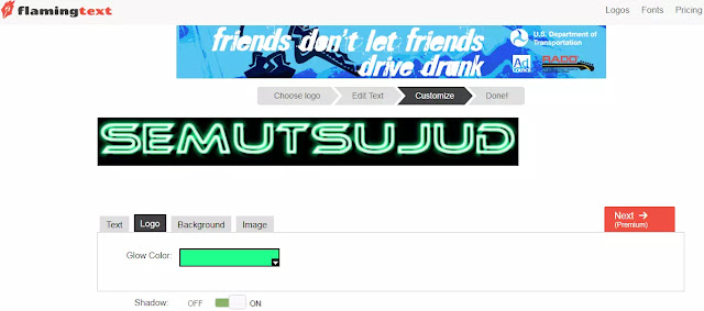 Cara Membuat Teks Neon Secara online-semutsujud-1