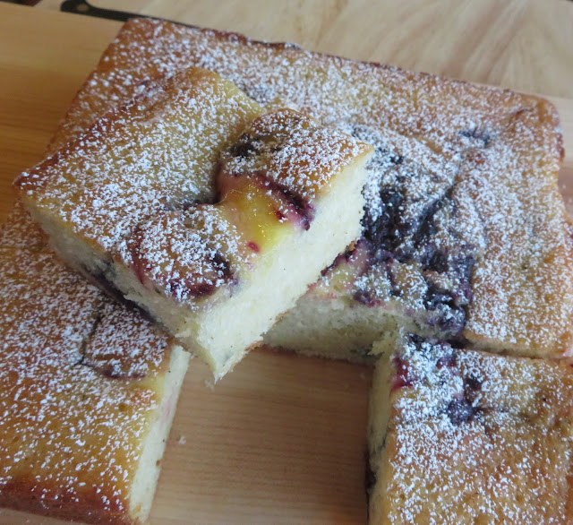 Blueberry & Lemon Snack Cake