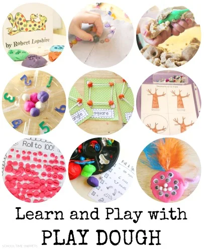 Playdough Activities for Fine Motor Skills