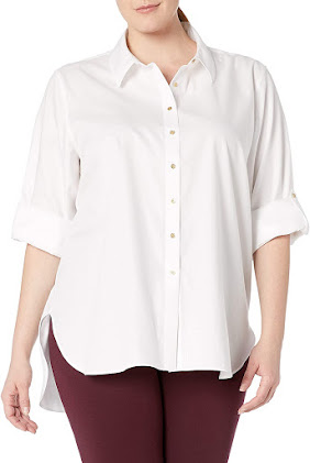 Plus Size Non-Iron Tunic Shirts