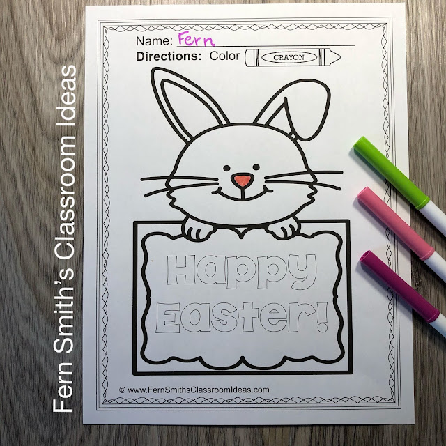 Easter Coloring Pages - 33 Pages of Easter Coloring Fun! #FernSmithsClassroomIdeas