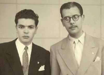 Joaquim Durão y Antonio Medina en el Torneo Internacional de Lisboa 1951