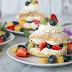 Lemon Cream Puffs with Fresh Fruit