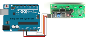 Arduino I2C LCD Module Connections