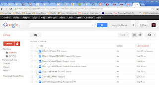 This is a screenshot of our documents on Google Docs.