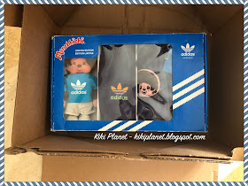 kiki monchhichi, monchhichi X adidas warm up baby jogging peluche concept store colette limited collector édition limitée