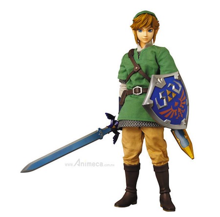 FIGURA LINK REAL ACTION HEROES The Legend of Zelda Skyward Sword