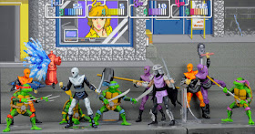 Teenage Mutant Ninja Turtles Arcade Game Figures della NECA