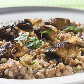 Buckwheat Risotto with mushrooms