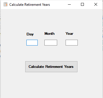 Retirement Years