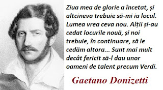 Citatul zilei: 29 noiembrie  - Gaetano Donizetti