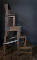 Diseños de silla-escalera de madera