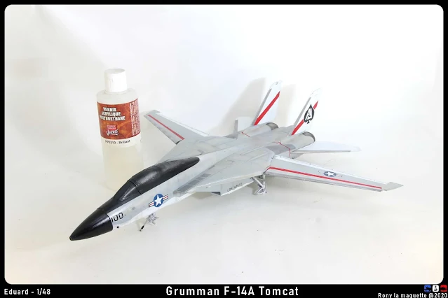 Le vernissage de la maquette du F-14A Tomcat d'Eduard au 1/48.
