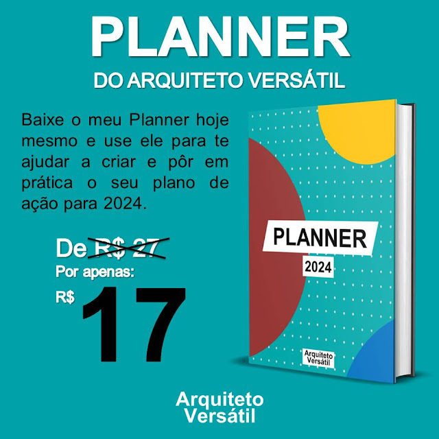 Você já Baixou o Planner do Arquiteto Versátil?