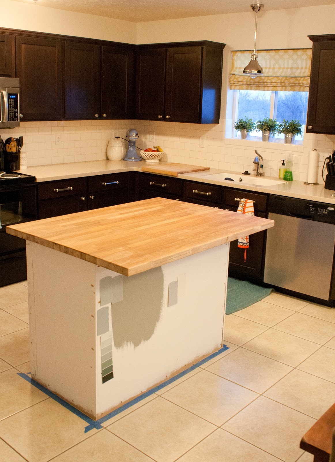 Dollhouse kitchen cabinets Kitchen Island Table Plans