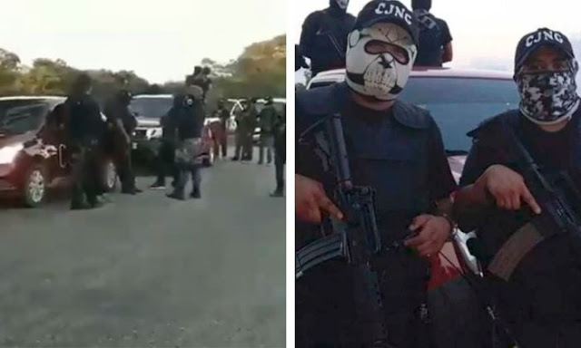 Sicario del CJNG difunde Grabación de la  balacera vs Los Viagras en Michoacan,instantes después fue ejecutado.