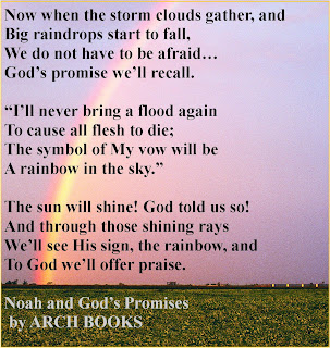 Noah's Rainbow, Rainbow, Flood, flooding, no more flooding