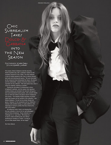 Abbey Lee [Dazed and Confused]