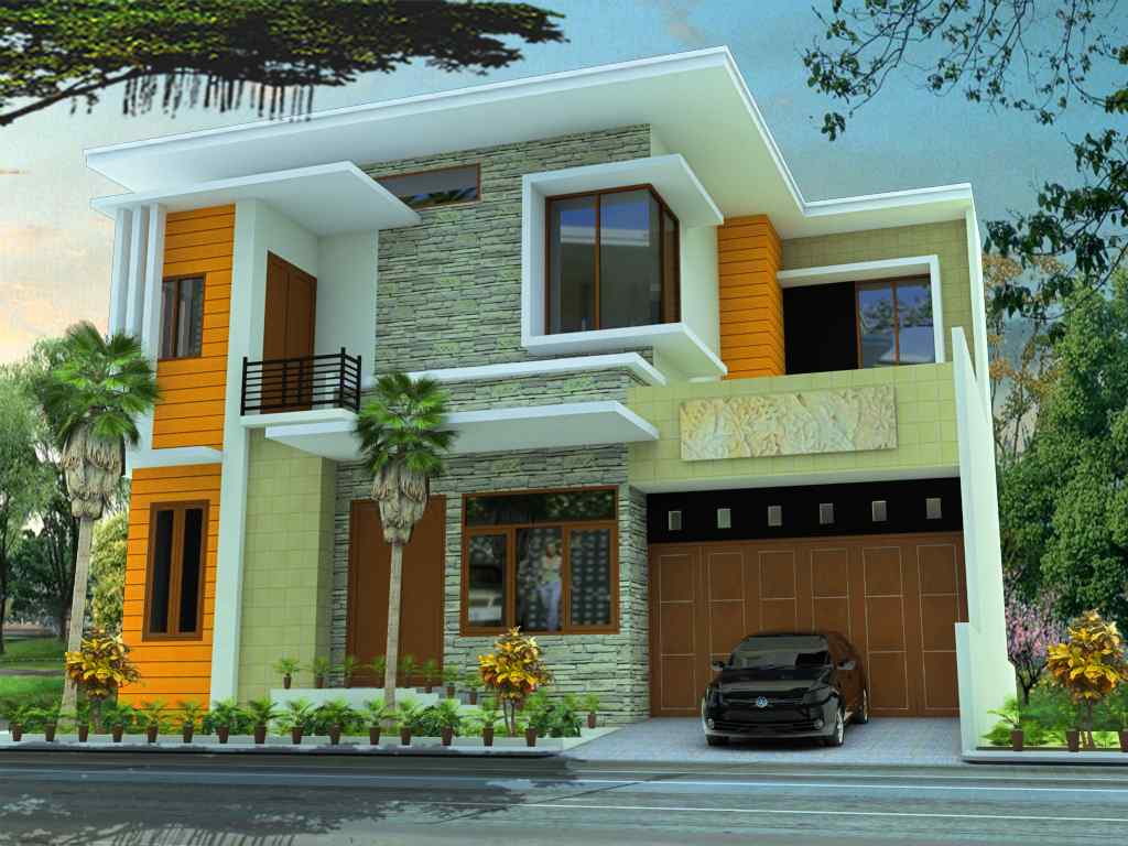 Desain Warna Cat Exterior Rumah Expo Desain Rumah