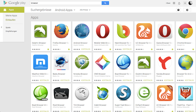 Android Browser Google Play