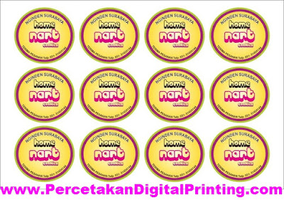 Contoh Desain STICKER LABEL Dari Percetakan Digital Printing Terdekat