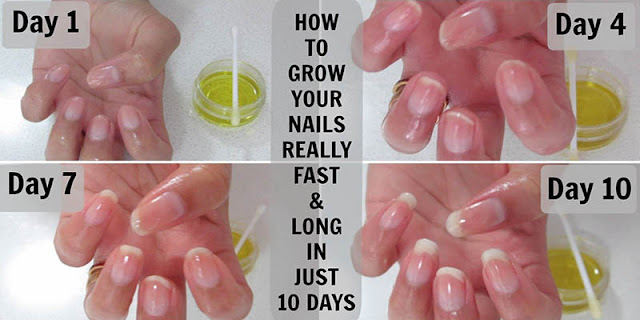 Wow! See How To Grow Your Nails Really Fast And Long In Just 10 Days