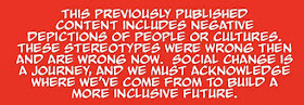 This previously published content includes negative portrayals of people or cultures. These stereotypes were wrong then and were wrong now. Social change is a journey,and we must acknowledge where we've come from to build a more inclsuive future. These panels are presented as they were originally published, because to do so otherwise would be the same as claiming these prejudices never existed.