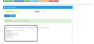  Pada Kesempatan hari ini saya memperlihatkan Cara Membuat Akun SSH di Situs Dropbear