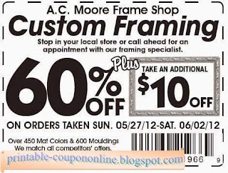 Free Printable Ac Moore Coupons