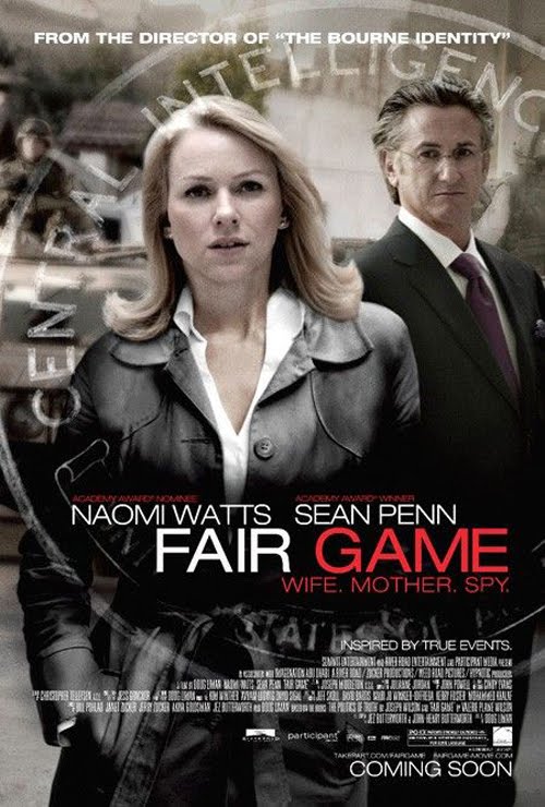 game movie poster. Based On The Books: Fair Game