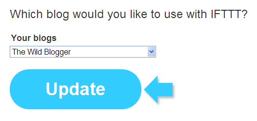 Choose blog and update