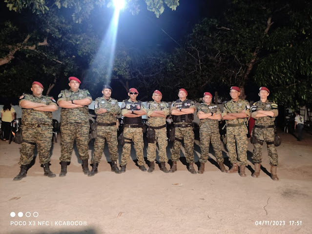 GPAM de Caraúbas participa do 15° Encontro Nacional da FGPMB Federação de Grupos Pré Militares do Brasil em Vera Cruz RN