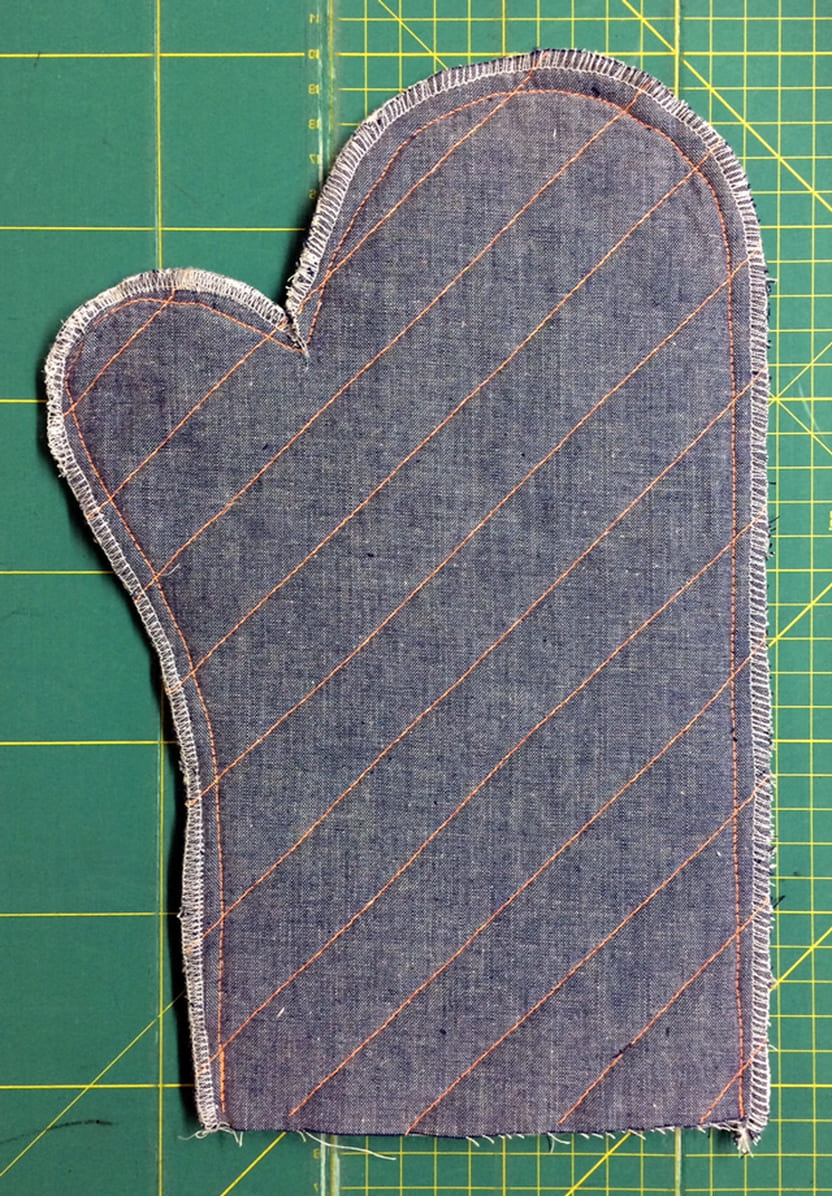 Quilted Oven Mitt Tutorial