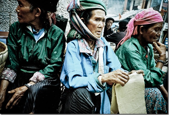At the market in Ha Giang, in northernmost Vietnam