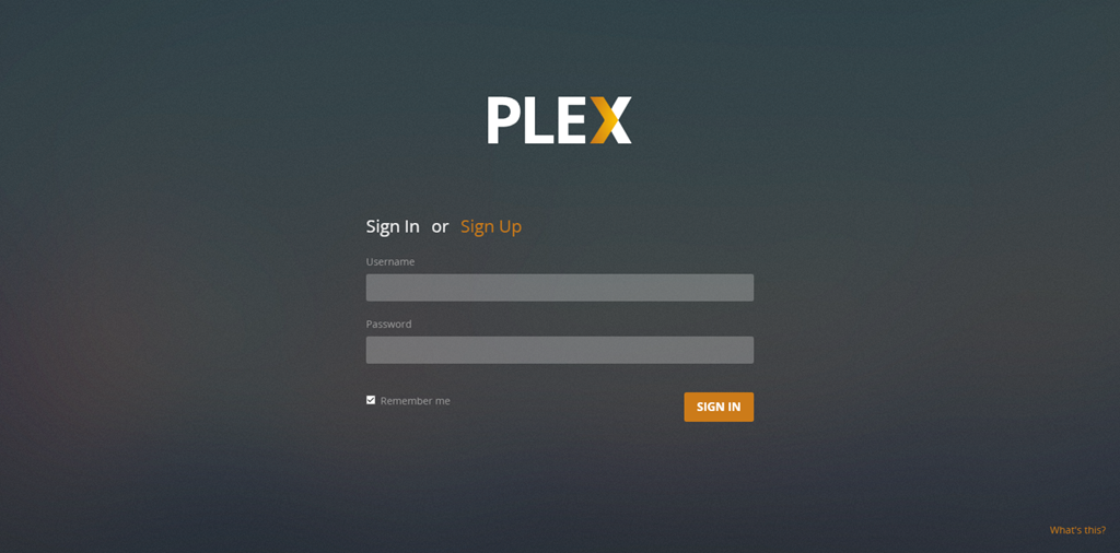 plex sign in