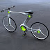 Flexi-Bike: Futurist BIKE with a flexible rotating frame
